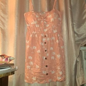 Floral Pink Summer Dress